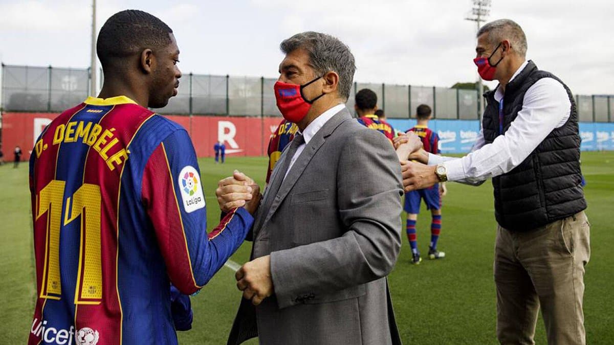 Dossier Dembélé : La colère noire de Laporta envers le PSG