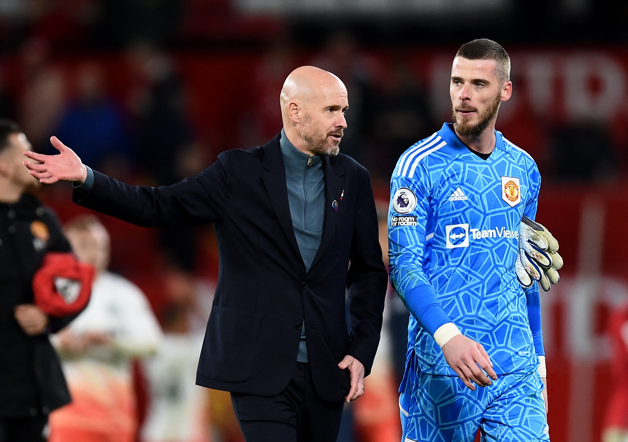 MU : Ten Hag réagit au départ de De Gea