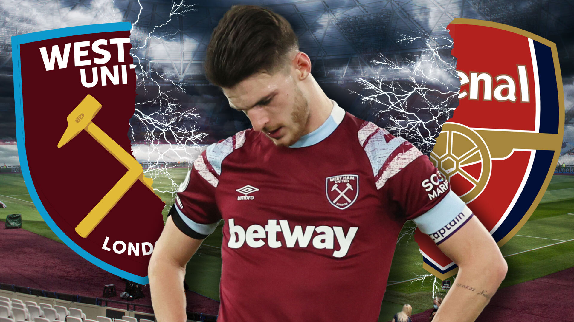 Transfert de Declan Rice : Le coup de pression de West Ham à Arsenal