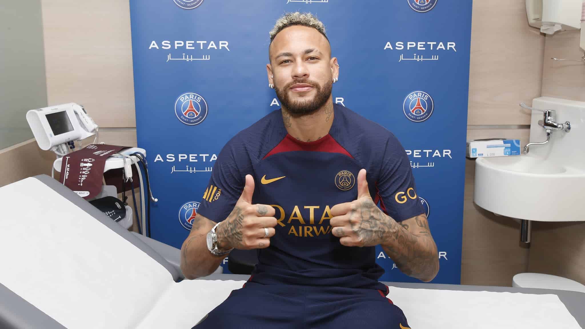 Neymar a la reprise du PSG le 10 juillet 2023 1672271