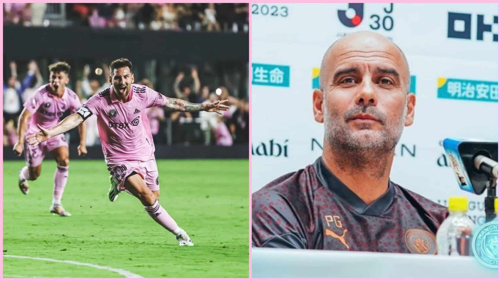 Guardiola zappe Messi&nbsp;: &laquo;Personne ne tire les coups francs mieux que lui aujourd&rsquo;hui&raquo;