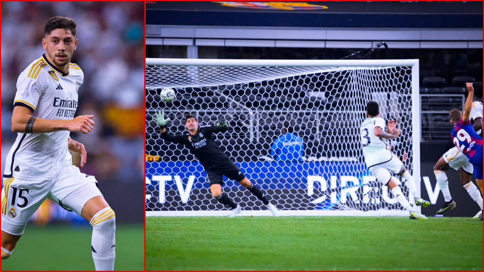 Courtois a rattrapé Valverde à la pause du Clasico : «On ne peut pas…»