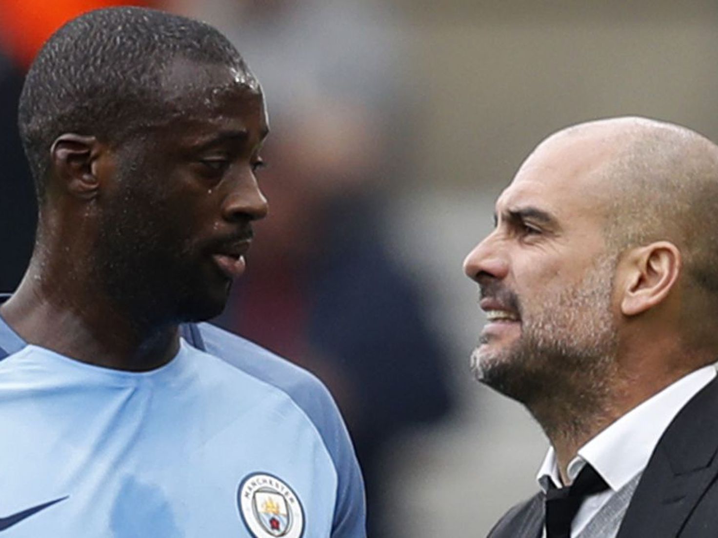 Yaya Touré Guardiola Manchester City 