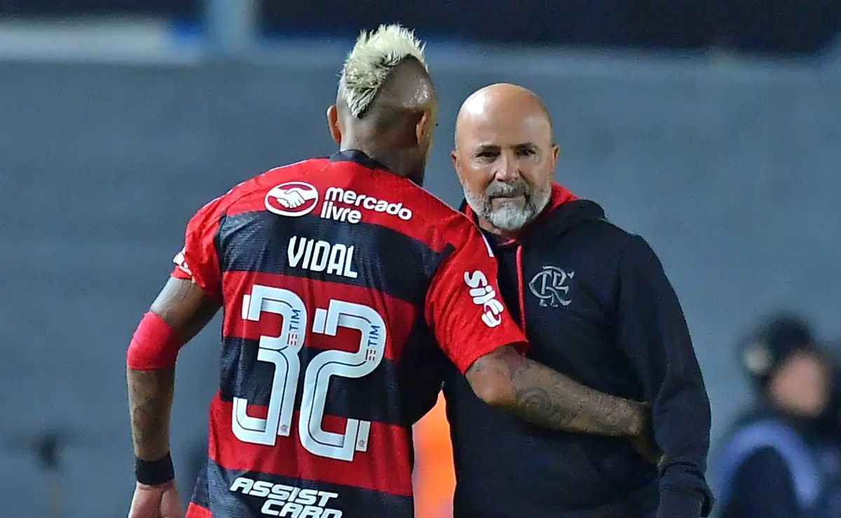 arturo vidal jorge sampaoli 1