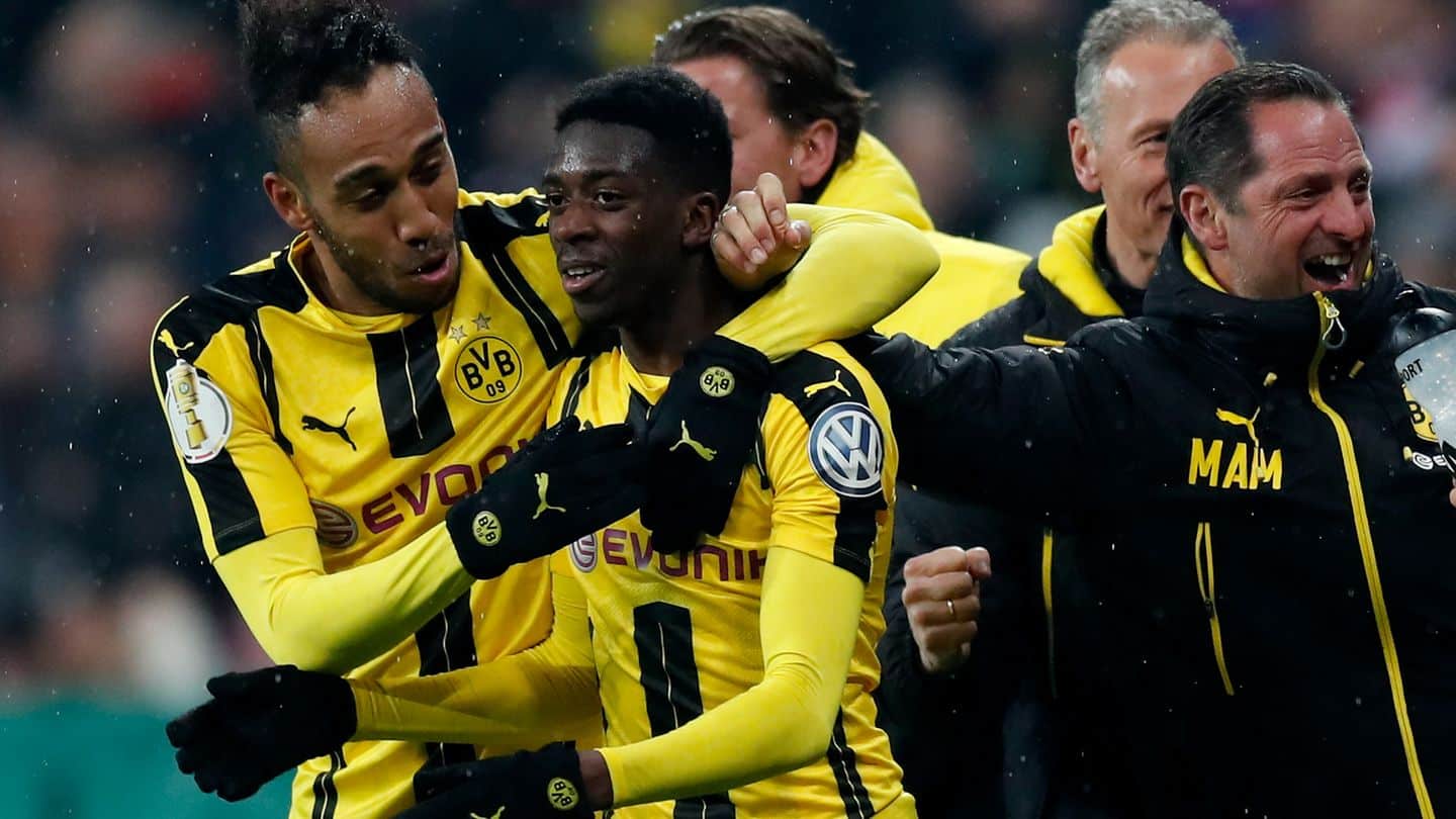 Ousmane Dembélé avec Dortmund