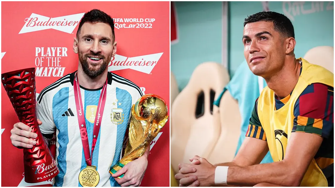 Messi avec Ronaldo