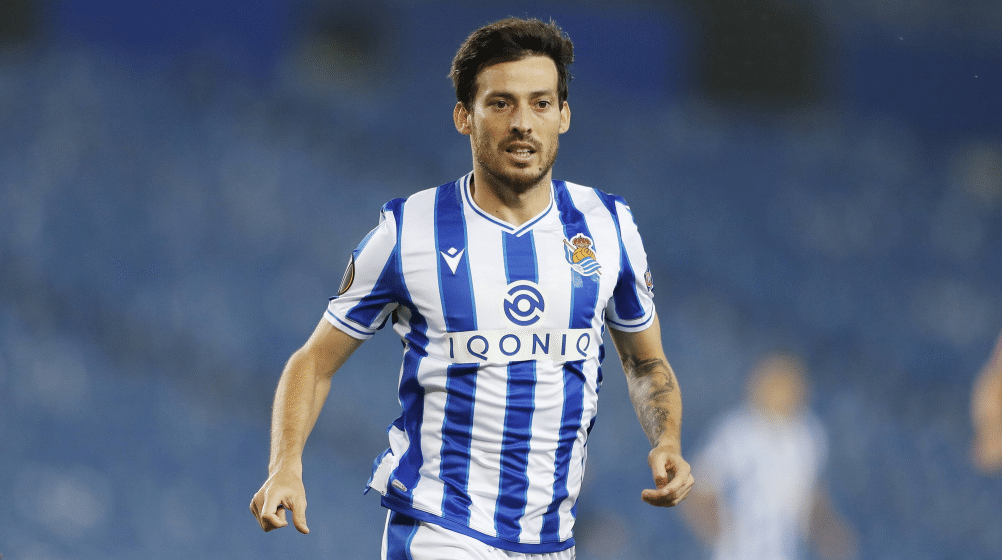 Silva avec la Real Sociedad