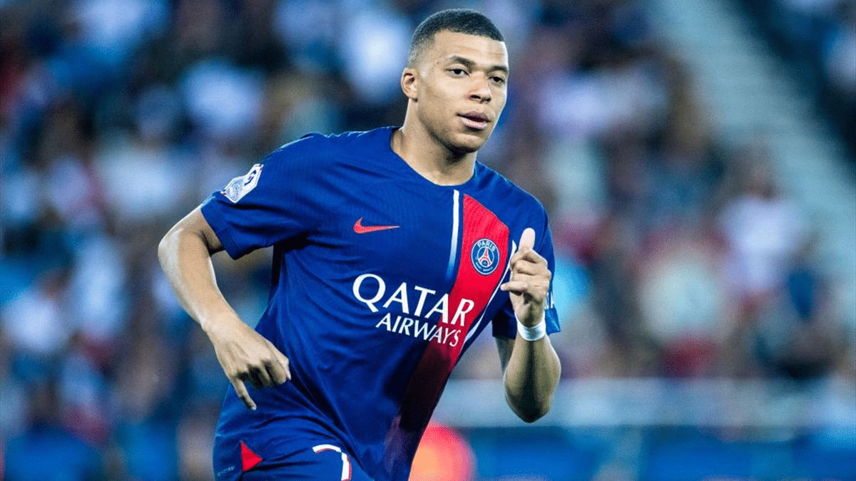 Mbappé avec le PSG 