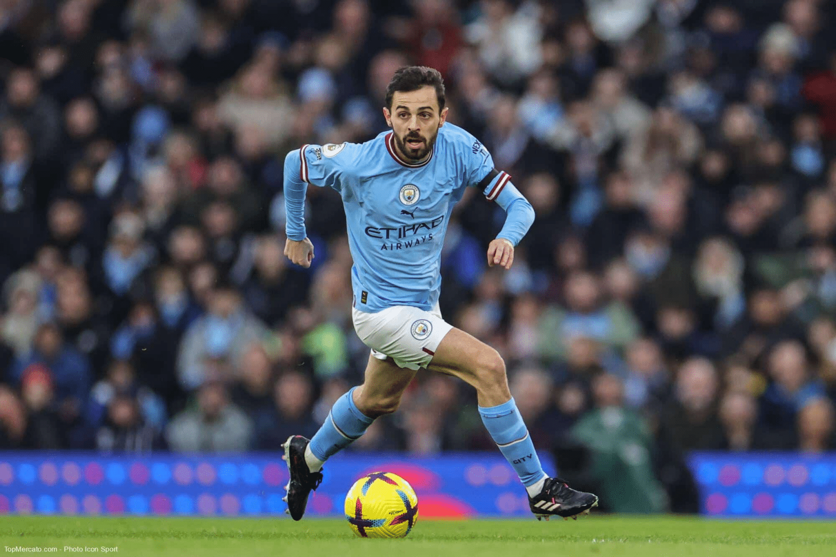 Bernardo Silva avec Manchester City