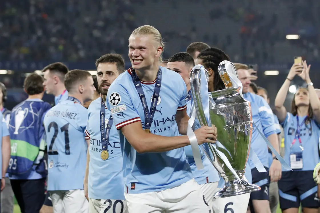 Haaland avec la Ligue des champions