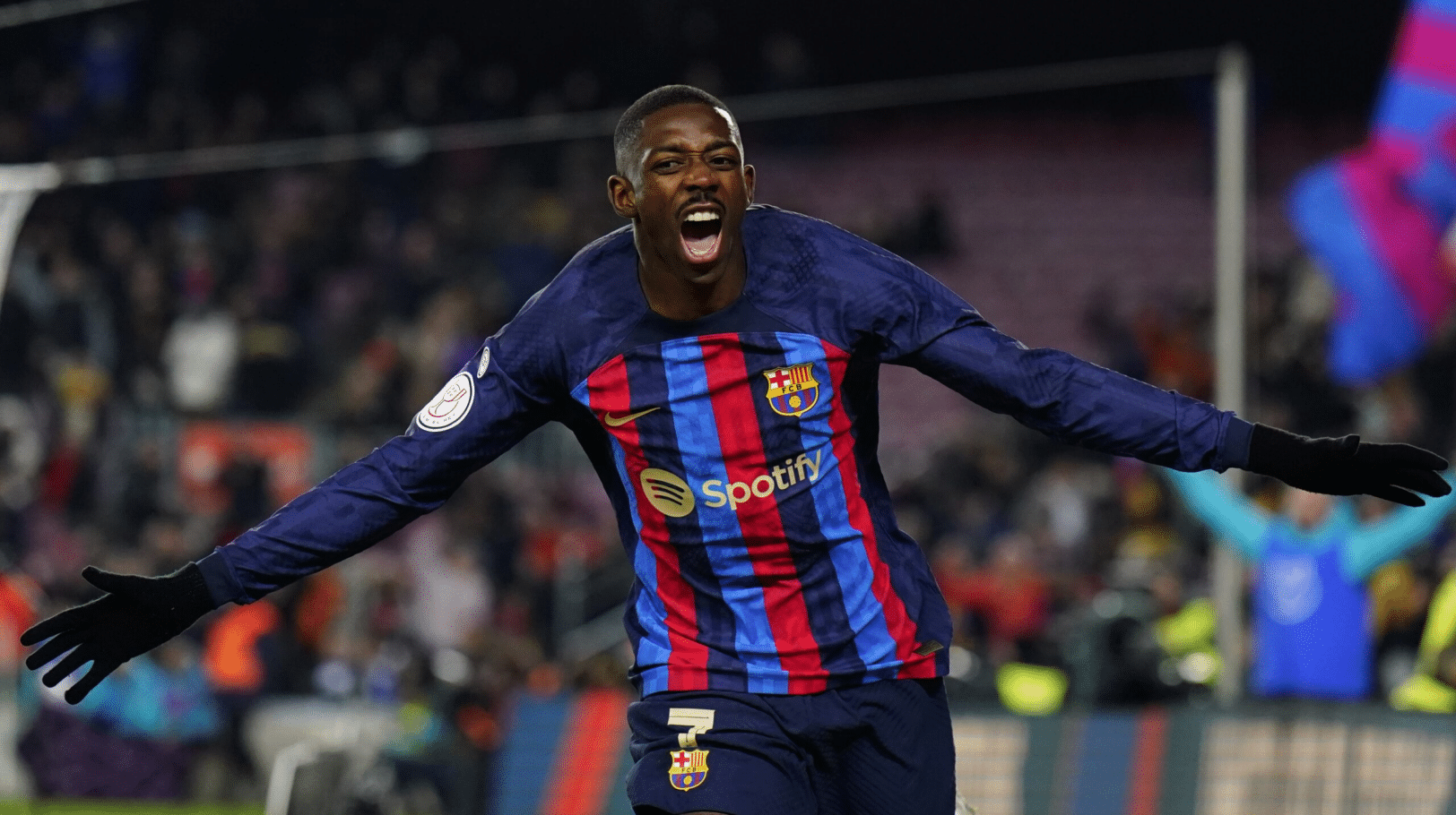 Dembélé avec le FC Barcelone 