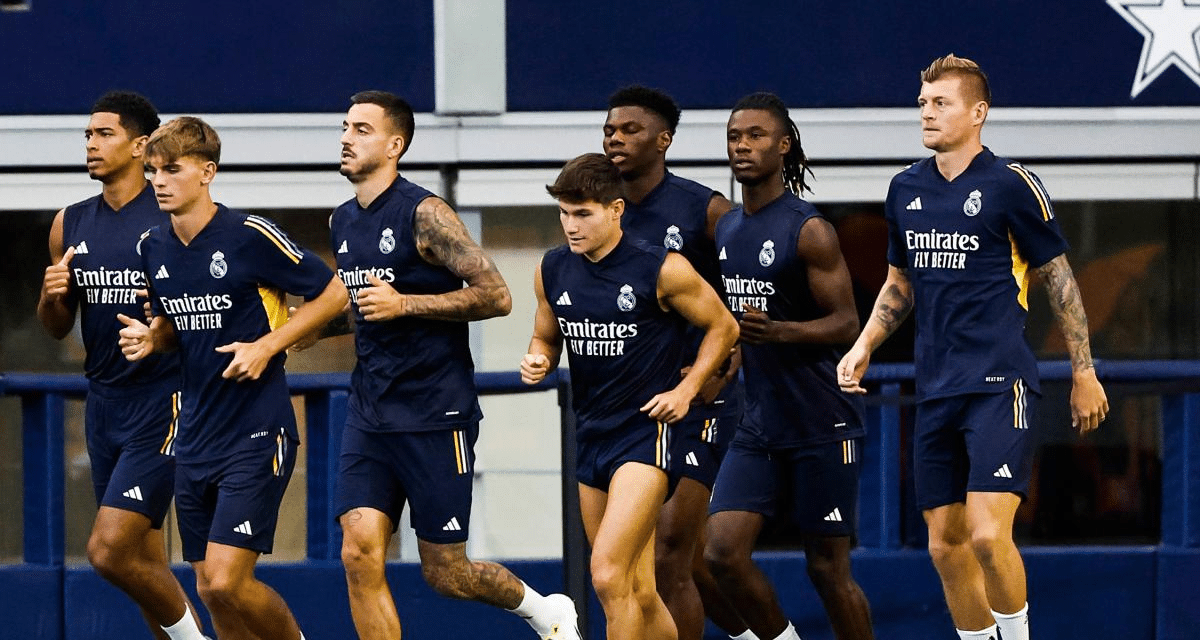 Entrainement Real Madrid 