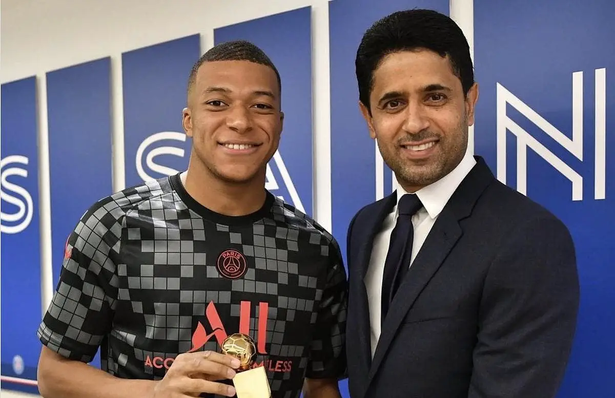 Mbappé avec Nasser Al-Khelaïfi