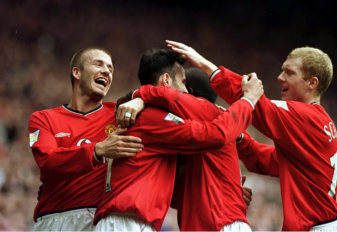 David Beckham, Paul Scholes et Ryan Giggs 