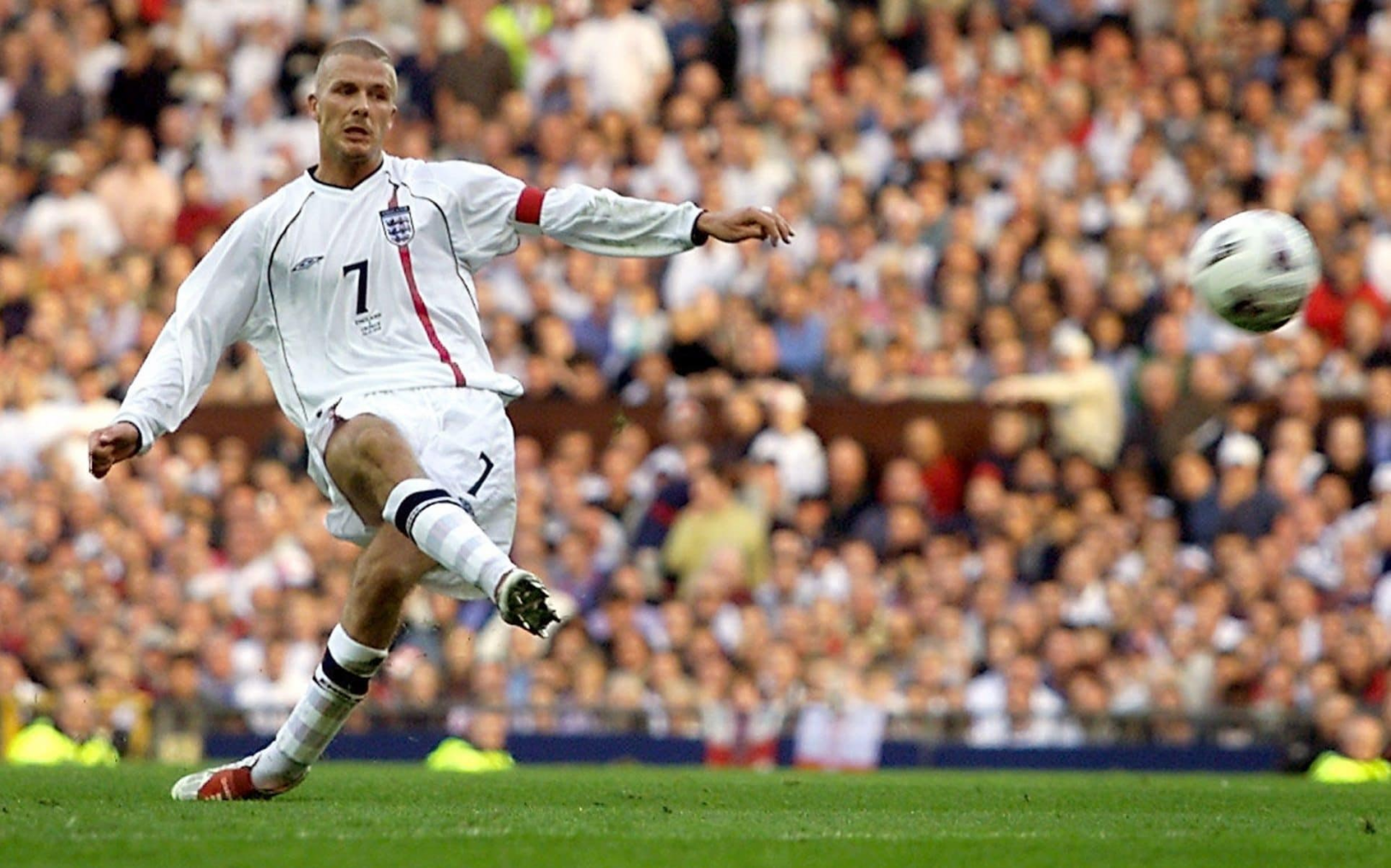 Beckham avec l'Angleterre