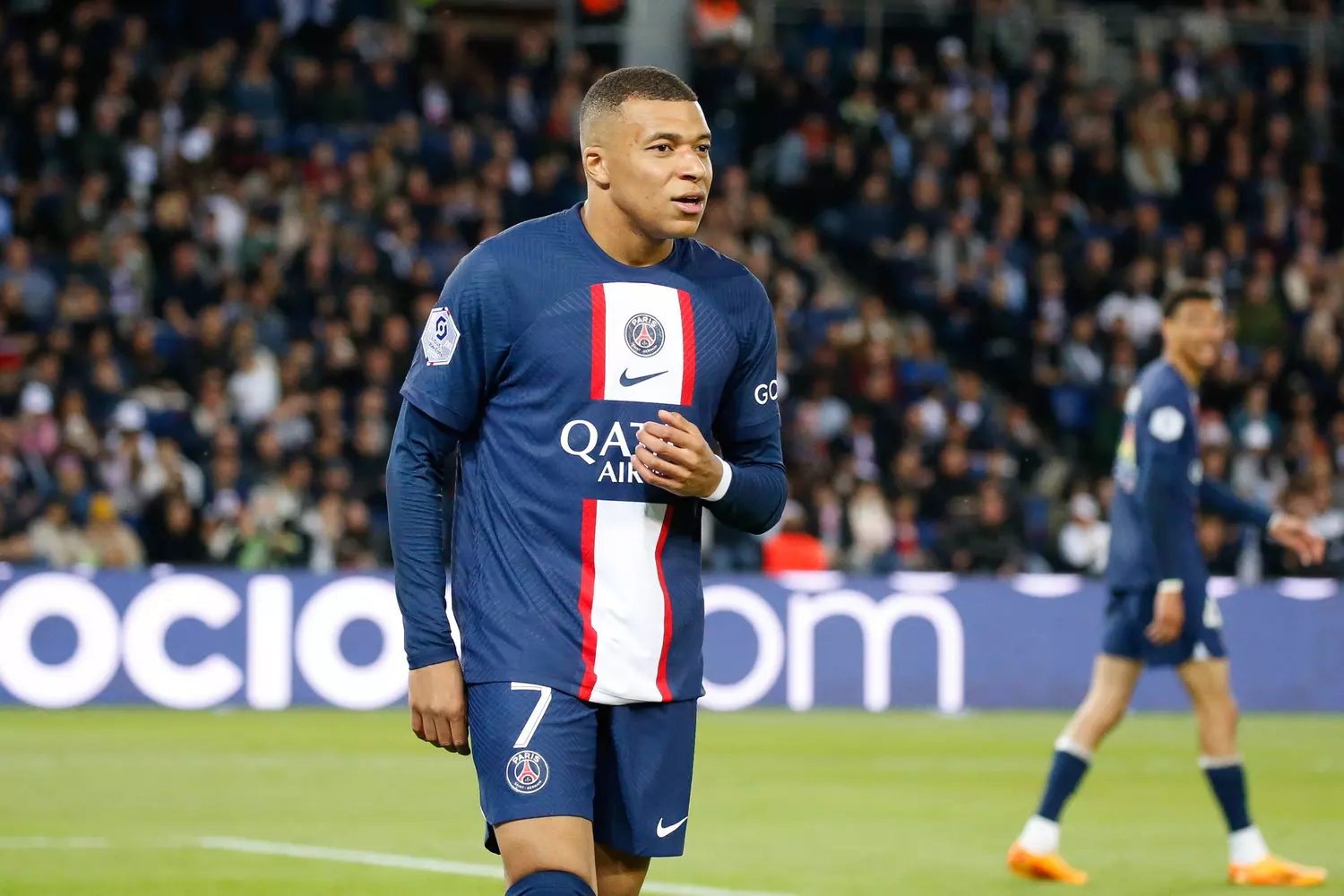 Mbappé avec le PSG