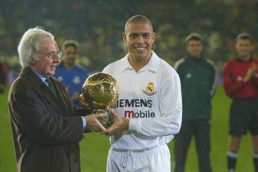 Ronaldo – Brésil –  2 ballons d’or en 1997 et 2002