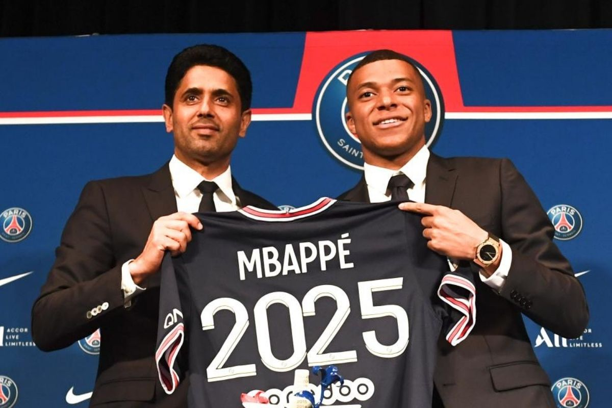 Al kheilafi avec Mbappé