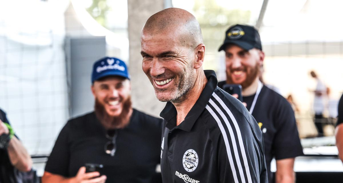 Zidane qui sourit