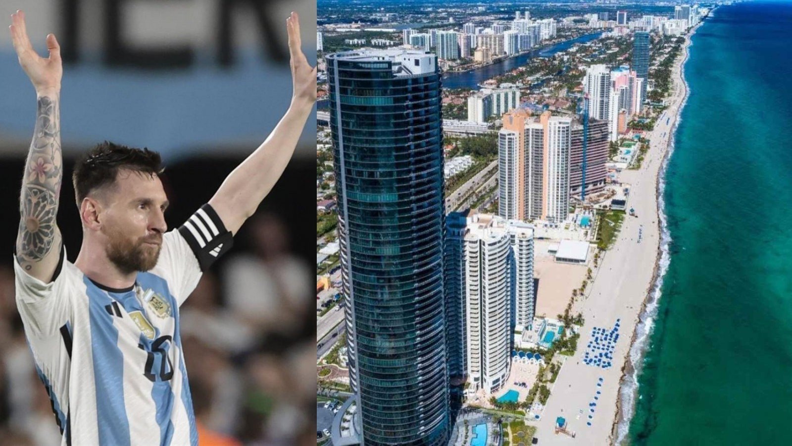 4 appartements, 2 unités dans la Trump Royale, la nouvelle vie de Luxe de Messi à Miami