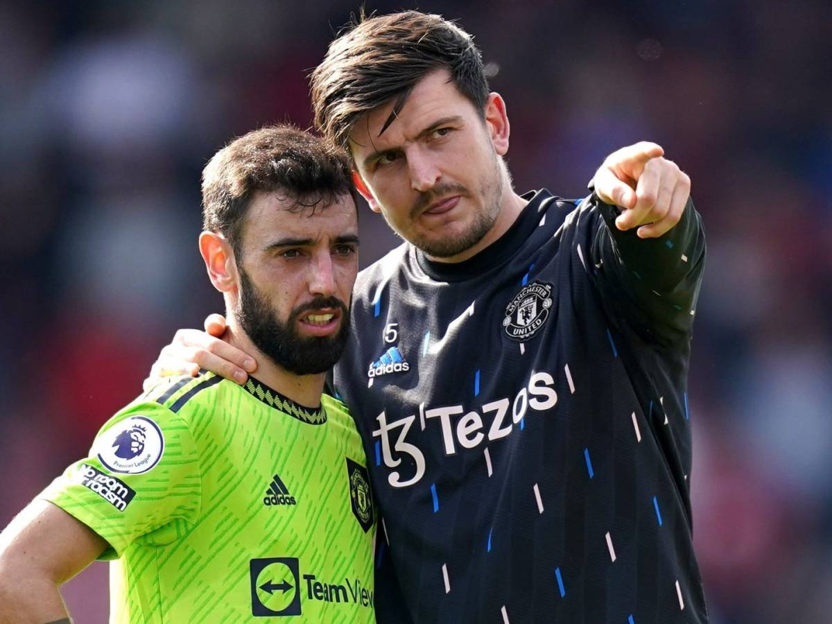 Bruno Fernandes et Harry Maguire