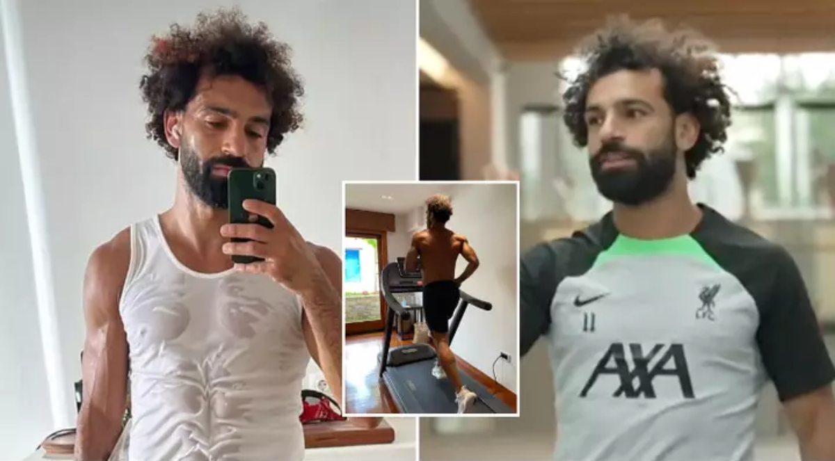 Mo Salah fait 7 km sur un tapis roulant en un temps ridicule, c’est une machine !
