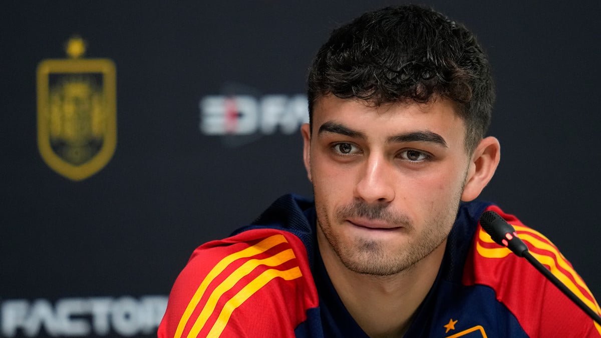 spain pedri press conference world cup