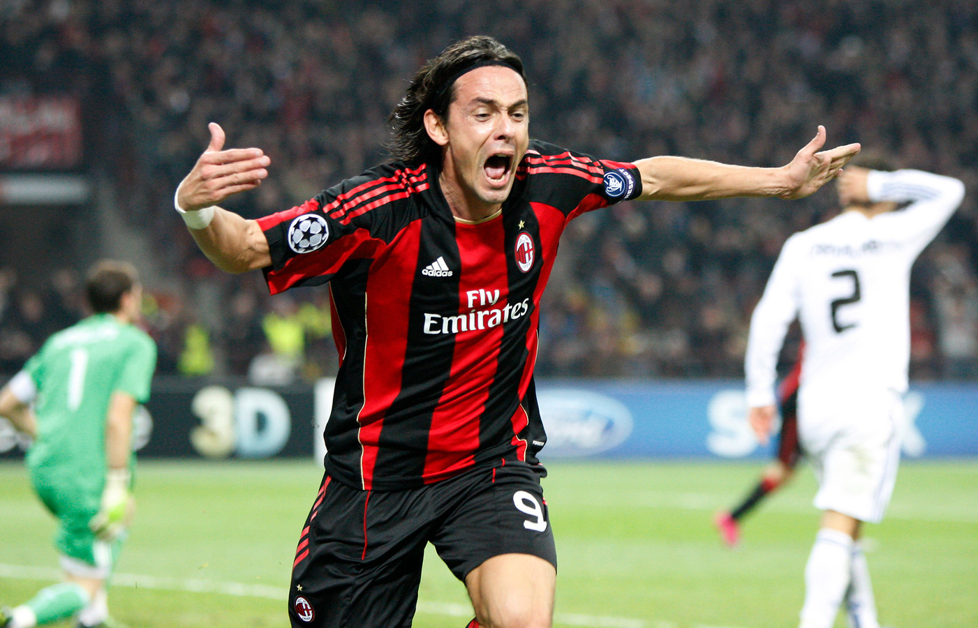 Inzaghi avec le Milan AC