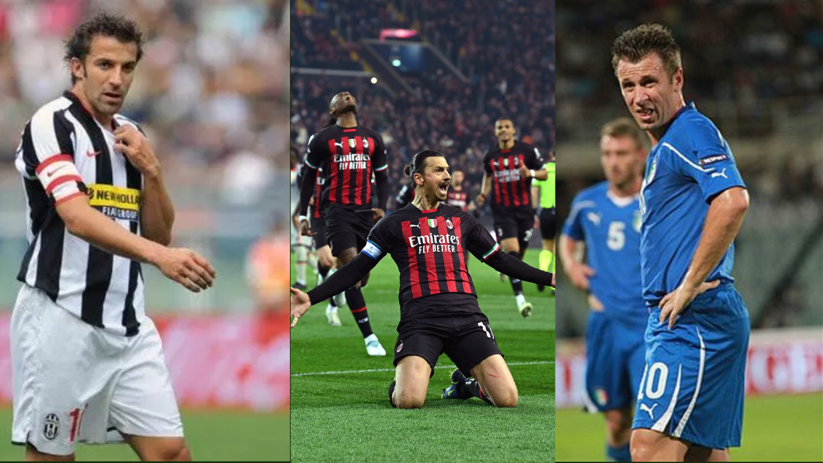 Ibrahimovic 6é, Del Piero 5é, Cassano 7é… les 10 joueurs les plus décisifs de la Serie A au 21ème siècle ont été révélés