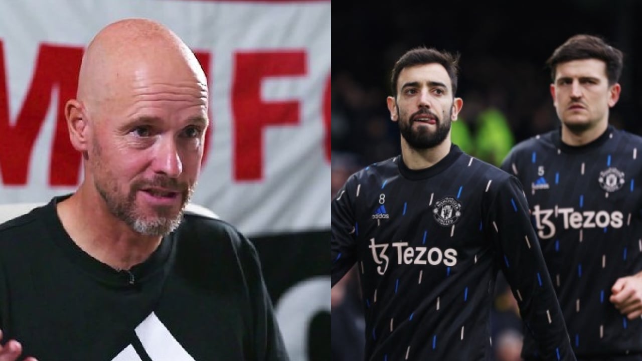 Ten Hag : "C'est pourquoi j'ai retiré le brassard de capitaine à Maguire pour Bruno Fernandes"