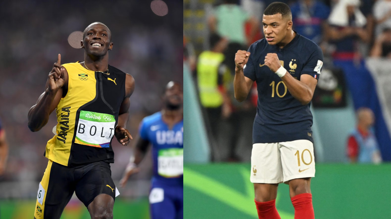 Mbappé contre Usain Bolt sur 100m plat, le résultat final est fascinant !