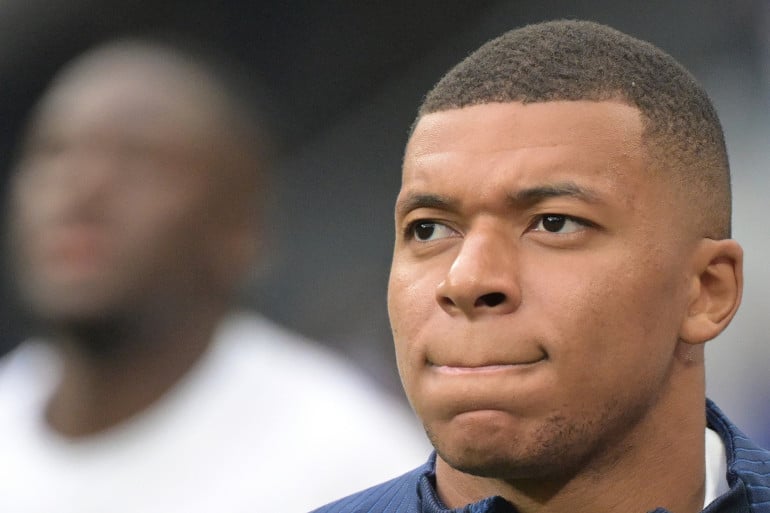 1599956 le capitaine de l equipe de france kylian mbappe le 19 juin 2023