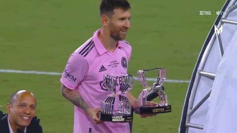 La réaction classe de Messi après son premier trophée avec l’Inter Miami