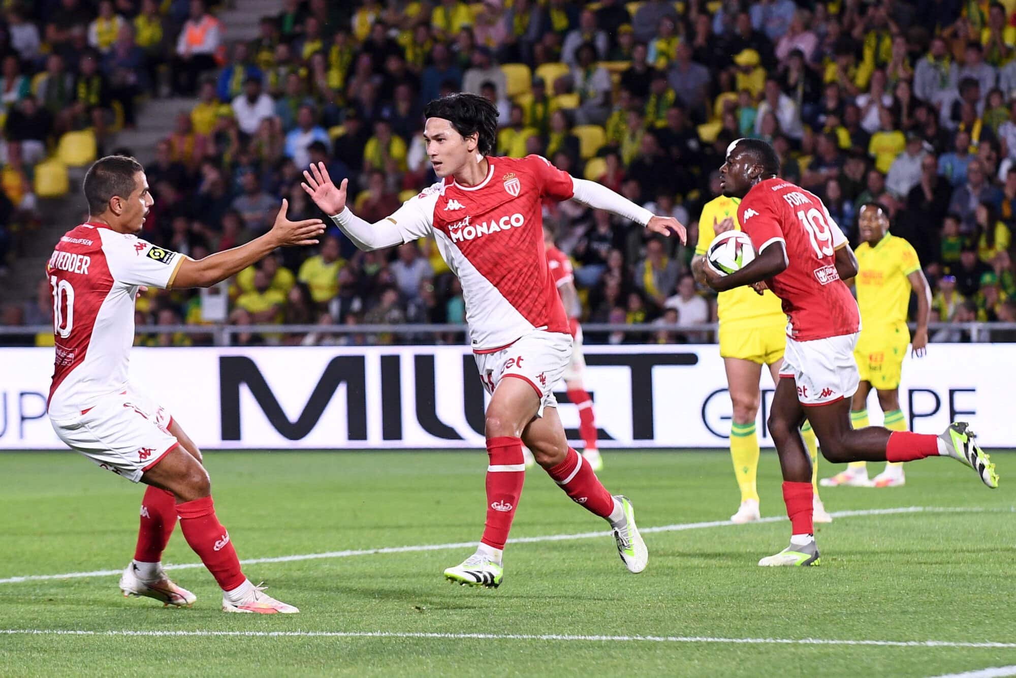 Ligue 1: Au terme d’un match fou, Monaco arrache le nul à Nantes !