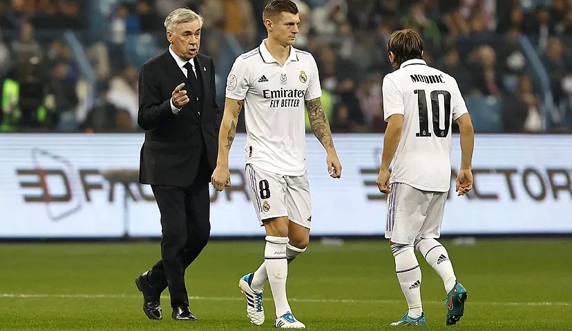 Real Madrid : Assise entre Ancelotti et le duo Kroos-Modric après Celta Vigo, voici ce qui en ressort