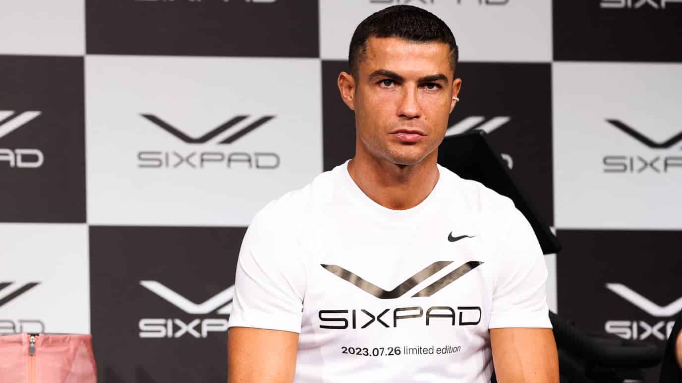 Cristiano Ronaldo pendant un evenement promotionnel au Japon le 26 juillet 2023 1681013