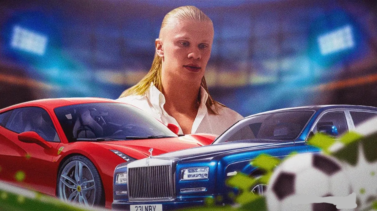 Erling Haaland s salary and car collection revealed