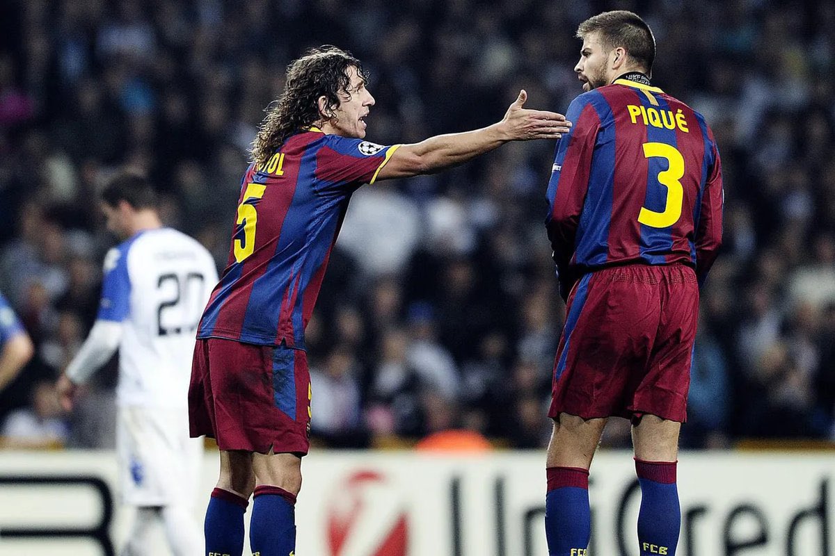 Carles Puyol Gerard Piqué