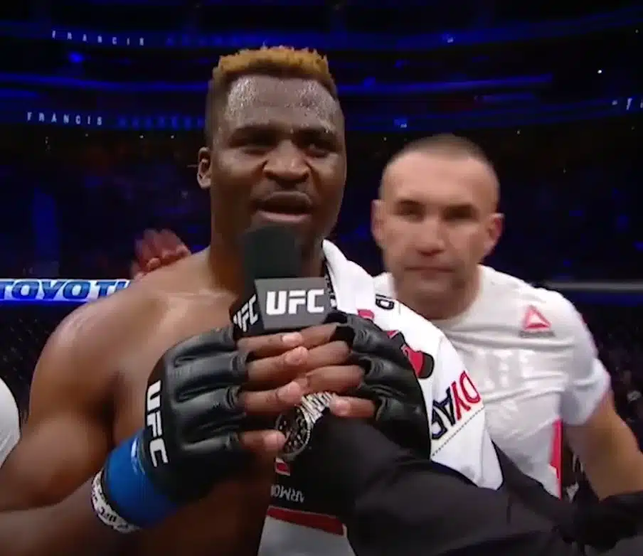 Francis Ngannou et Jérôme Le Banner