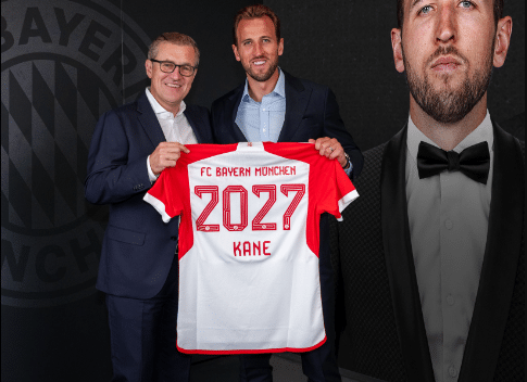 OFFICIEL : Harry Kane est un nouveau joueur du Bayern