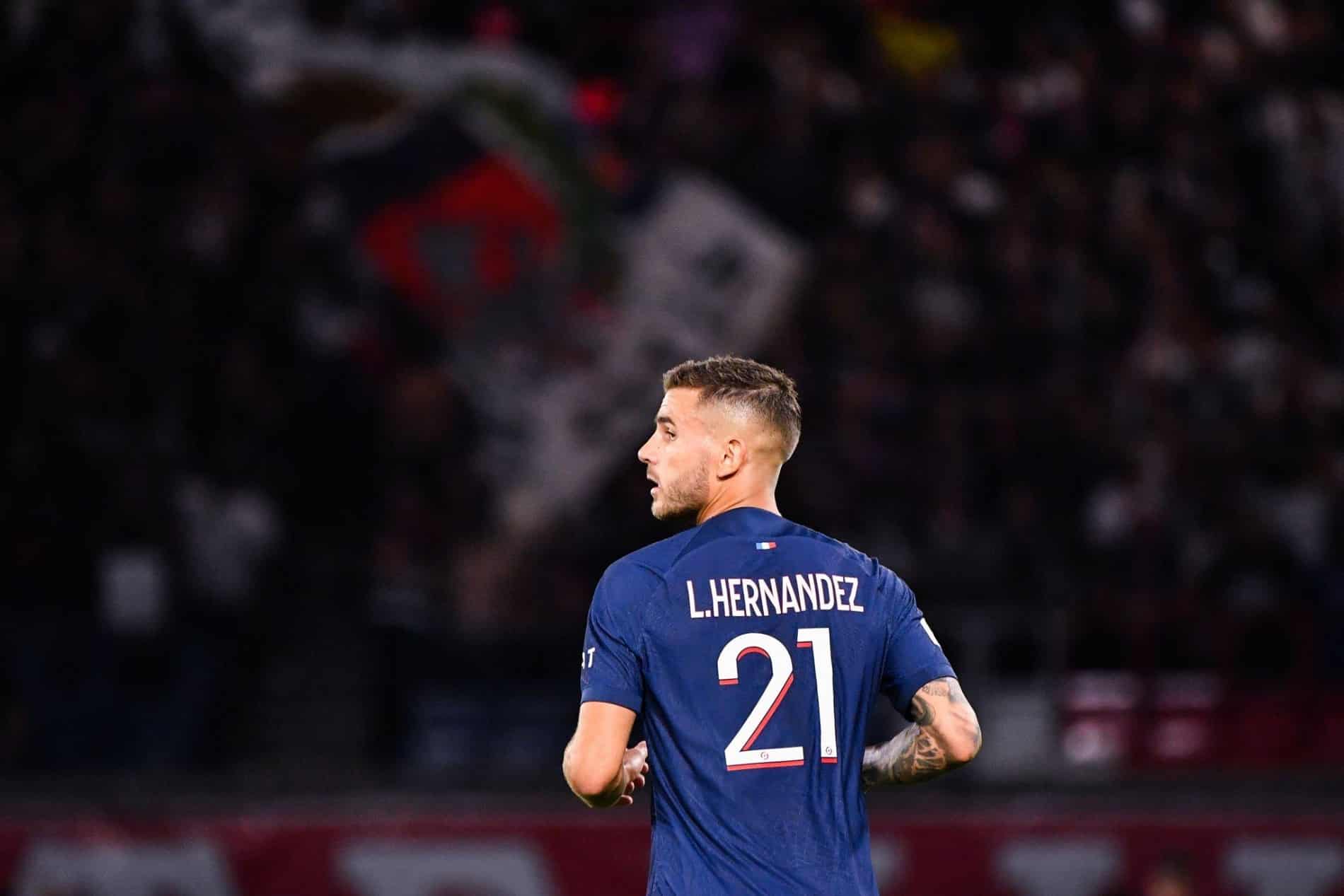 Lucas Hernandez fans du PSG Marseille