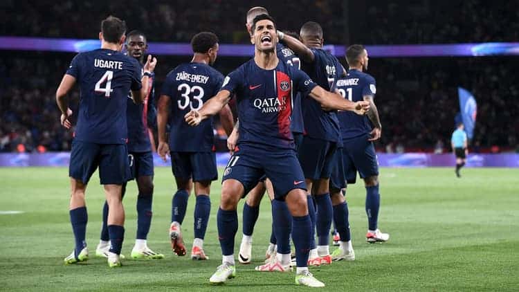 Marco Asensio a inscrit son premier but sous les couleurs du Paris Saint Germain 1694883