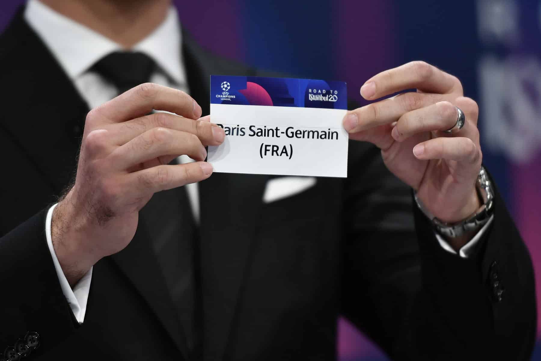 Paris Saint Germain Round of 16 Champions League Draw 2019