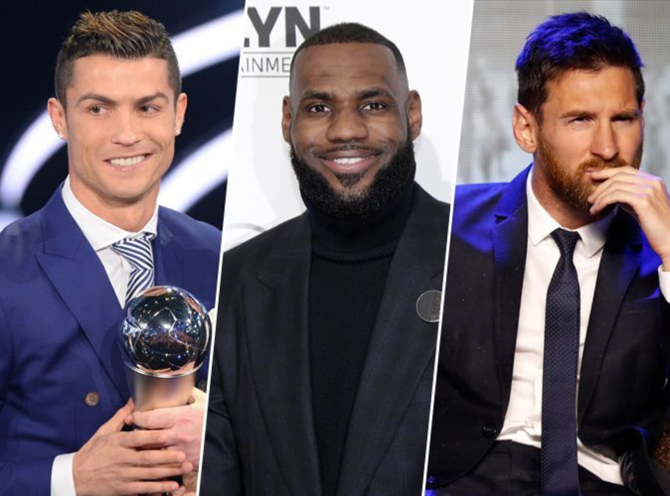 Photos Cristiano Ronaldo Lebron James Lionel Messi le top 10 des sportifs les plus populaires selon ESPN 1