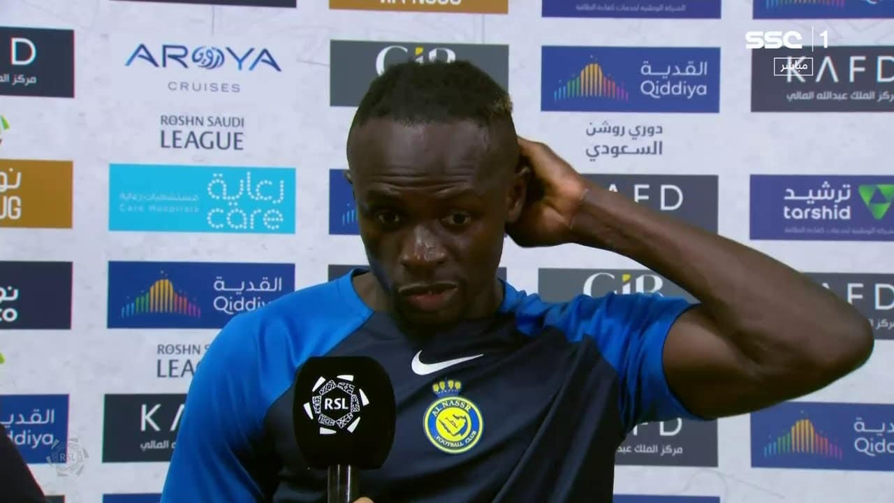 Al Nassr : La grande colère de Sadio Mané, il crache ses vérités !