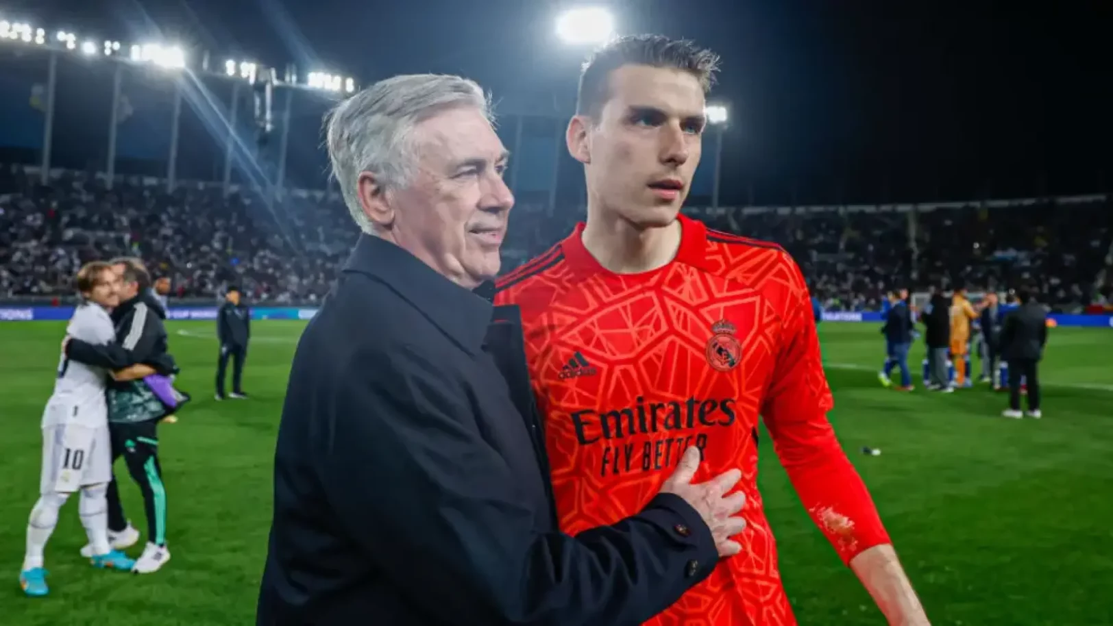 Ancelotti a confiance en Lunin malgré l'arrivée de Kepa