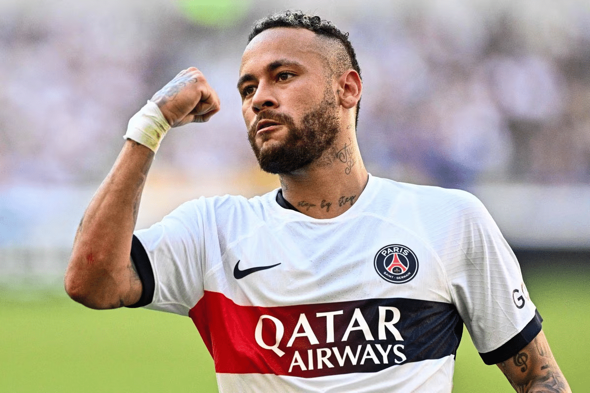 Neymar avec le Paris Saint-Germain