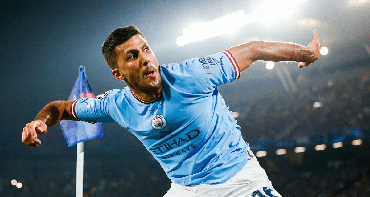 Rodri qui jubile