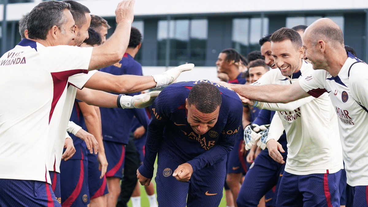 Mbappé reprend l'entrainement au PSG