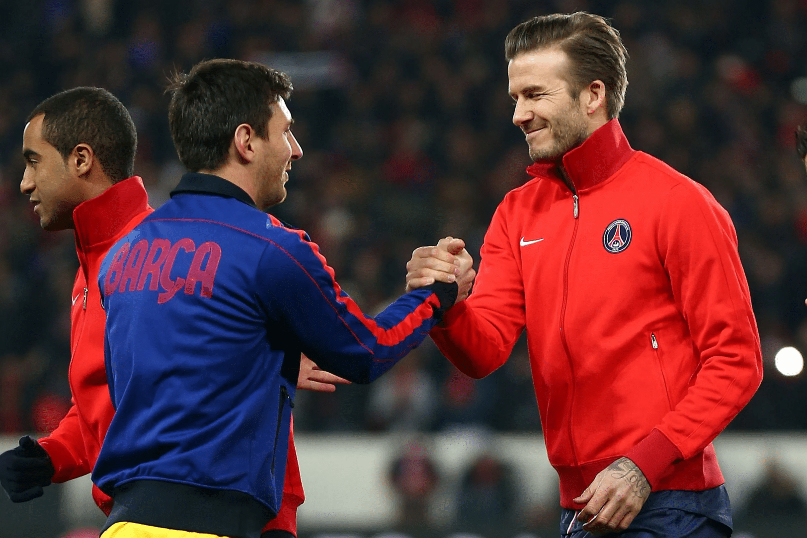 Beckham avec Messi